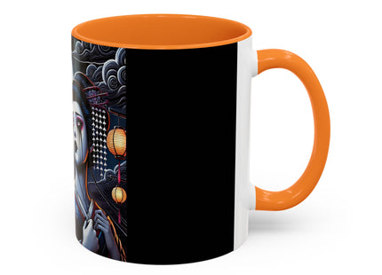 Geisha’s Black Ink Tears Colorful Mugs (11oz, 15oz)