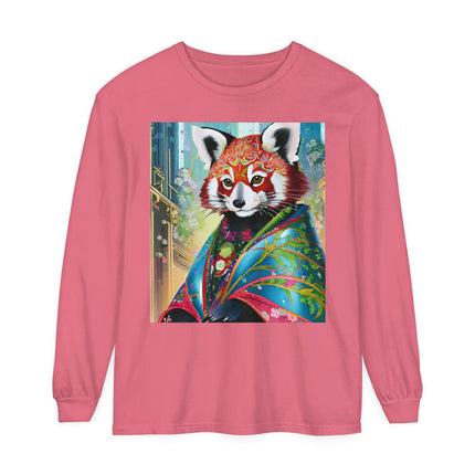Cybernetic Red Panda Long Sleeve T-Shirt