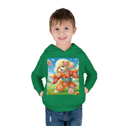 Chrysanthemum Meadow Play Toddler Pullover Fleece Hoodie