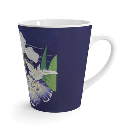 Irises by Kogyo Tsukioka Latte Mug