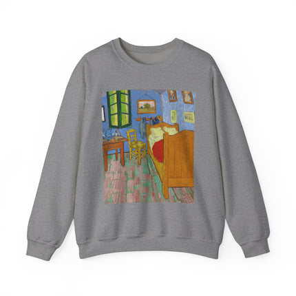The Bedroom by Vincent van Gogh Heavy Blend™ Crewneck Sweatshirt