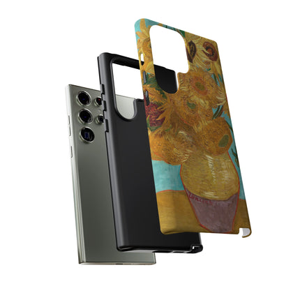 Vase with Twelve Sunflowers by Vincent Van Gogh Phone Cases