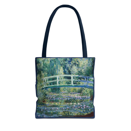 Water Lilies and Japanese Bridge by Claude Monet Tote Bag (AOP)