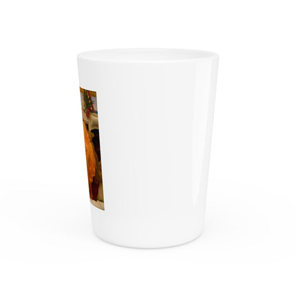 Flaming June by Frederic Leighton Ceramic Shot Glass