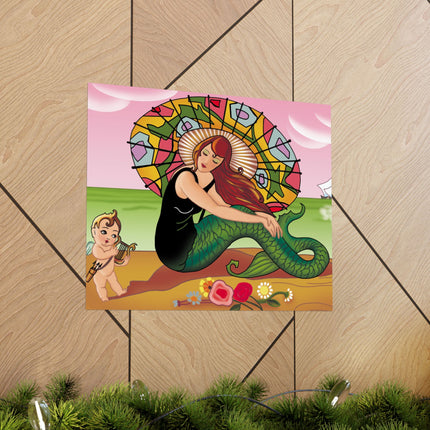 Siren Serenade Premium Matte horizontal posters