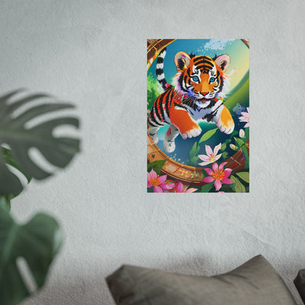Majestic Tiger Cub Fine Art Posters
