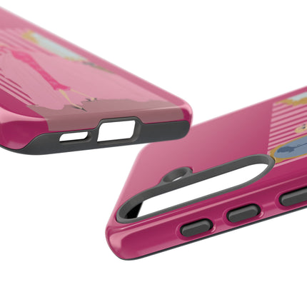 Lady in Pink Phone Case – Graceful Sophistication