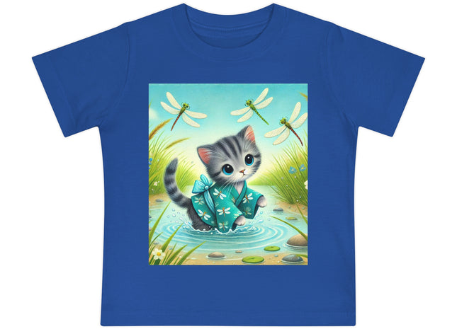 Kitten by the Still Waters Baby Short Sleeve T-Shirt