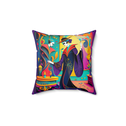 Phantoms of Elegance Spun Polyester Square Pillow