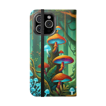 🐅🌿 Silent Stripes Flip Case – Stealth, Grace & Enchanted Forest