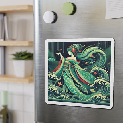 Mermaid Queen Rising from the Deep Die-Cut Magnets (5 Sizes)