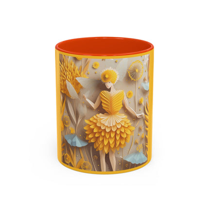Dandelion Fairy Colorful Mugs (11oz, 15oz)