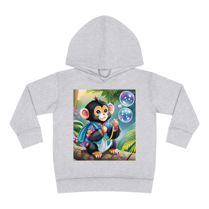 Bubble Magic in the Jungle Toddler Pullover Fleece Hoodie