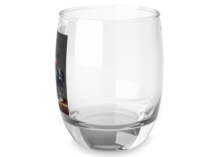 Floral Still Life by Johann Baptist Drechsler Whiskey Glass