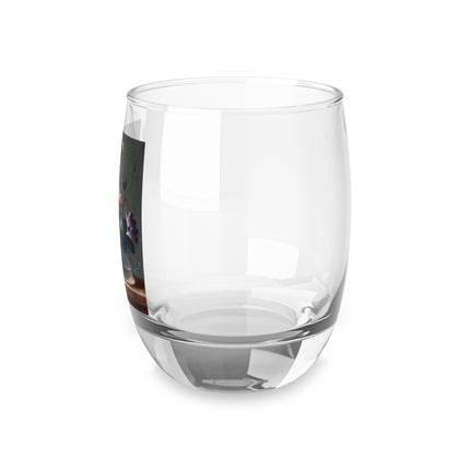 Floral Still Life by Johann Baptist Drechsler Whiskey Glass