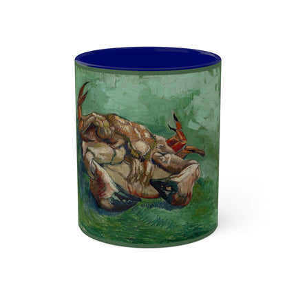 Crab on its Back by Vincent Van Gogh Colorful Mugs, 11oz