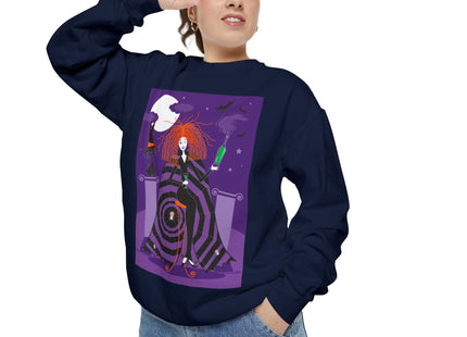 Mystic Elegance Unisex Garment-Dyed Sweatshirt