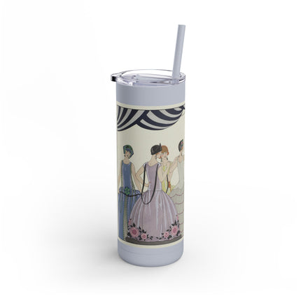 Visez au coeur, belles dames! by George Barbier Skinny Matte Tumbler, 20oz