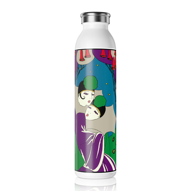 Two Pierrots Slim Water Bottle