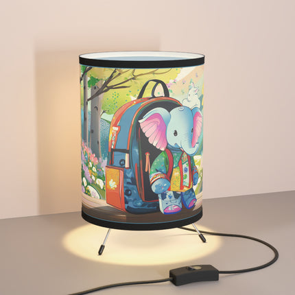 Baby Elephant Tripod Lamp