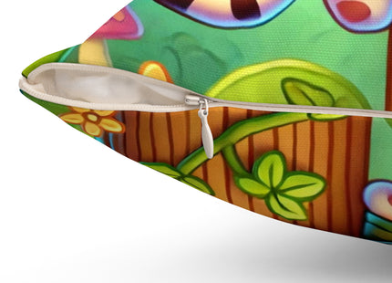 Stealthy Stripes Spun Polyester Square Pillow