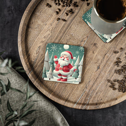 Santa's Joyful Night Coasters
