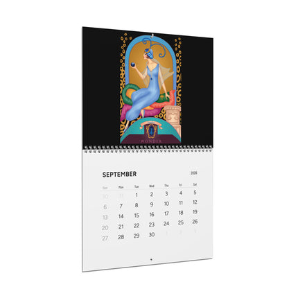 Celestial Jewels: The Zodiac Birthstone Art Wall Calendars (2026)