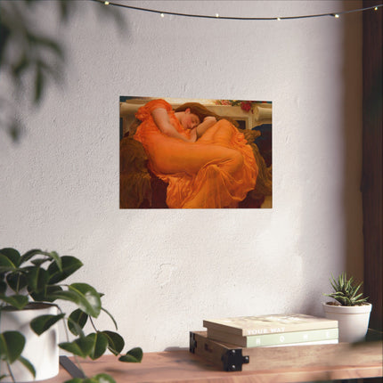 Flaming June by Frederic Leighton Matte Horizontal Posters