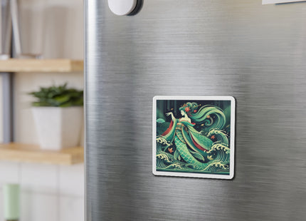 Mermaid Queen Rising from the Deep Die-Cut Magnets (5 Sizes)