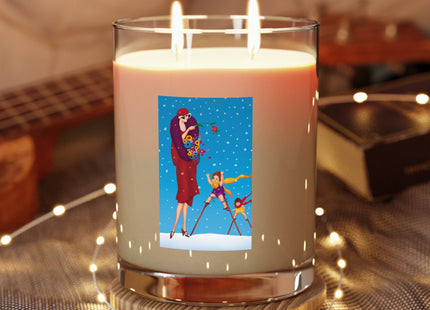 Snowfall & Couture Scented Candle - Full Glass, 11oz