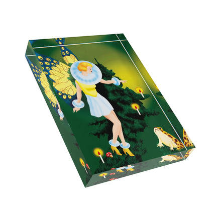 The Enchanted Encounter Acrylic Art Block