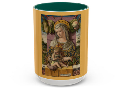 Madonna and Child by Carlo Crivelli Colorful Mugs (11oz, 15oz)