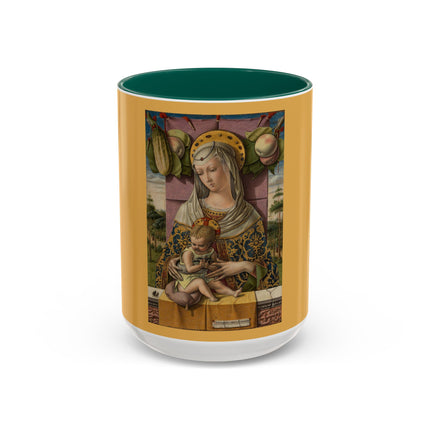 Madonna and Child by Carlo Crivelli Colorful Mugs (11oz, 15oz)