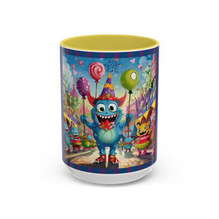 Monster Parade Madness Colorful Mugs (11oz, 15oz)