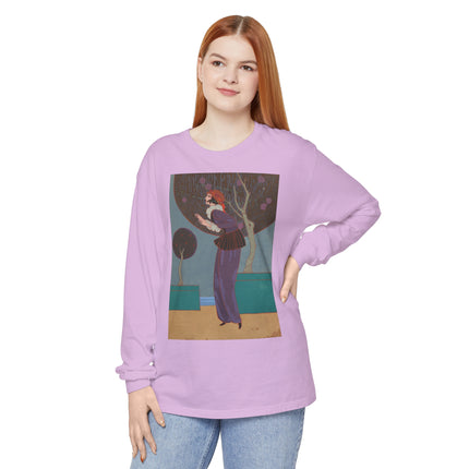 Les Lucioles by Charles Martin Garment-dyed Long Sleeve T-Shirt