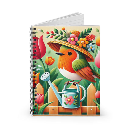 The Little Garden Tender Spiral Notebook - Ruled Line