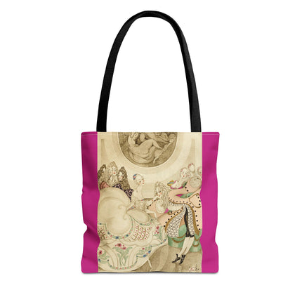 Sur talons rouges by Gerda Wegener Tote Bag (AOP)