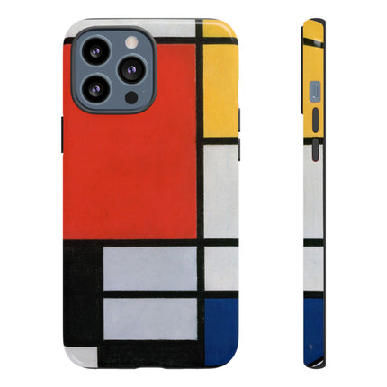 Composition with Red, Yellow, Blue, and Black by Piet Mondrian Phone Cases
