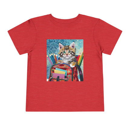 Whiskered Wanderings Toddler Short Sleeve Tee