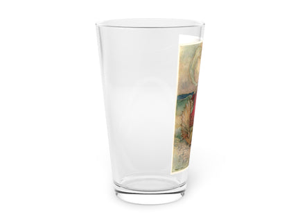 Rita Rides on the Dolphin by Warwick Goble Glass, 16oz