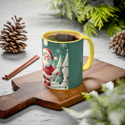 Santa's Joyful Night Colorful Mugs (11oz, 15oz)