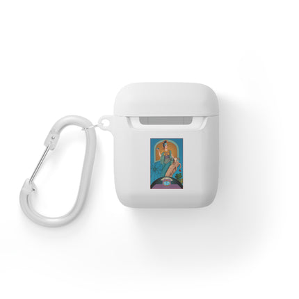 March & Aquamarine AirPods Case — Gem Series by Sofia Chiostri