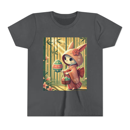Geisha Kitten’s Easter Stroll Youth Short Sleeve Tee