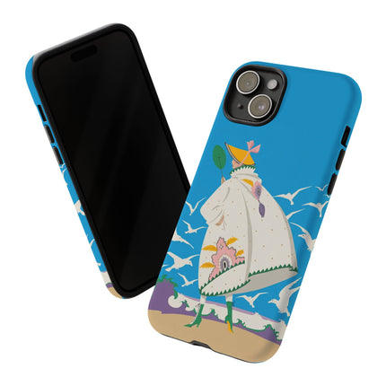 Seaside Wanderer Phone Case – Whimsical Charm & Coastal Delight