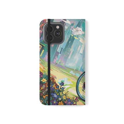🐸🚵 Cyberpunk Frog Flip Case – High-Tech Adventure & Neon Velocity