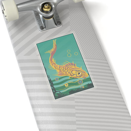 Golden Serenity Kiss-Cut Stickers (4 Sizes)