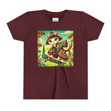 Dragon Dance on Wheels Youth Short Sleeve Tee