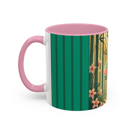 Geisha Kitten’s Easter Stroll Colorful Mugs (11oz, 15oz)