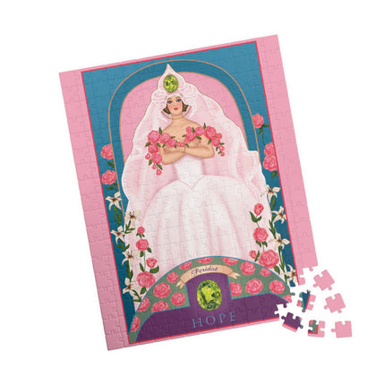 August & Peridot (from the Gem Series) by Sofia Chiostri Puzzle (110, 252, 500-Piece)