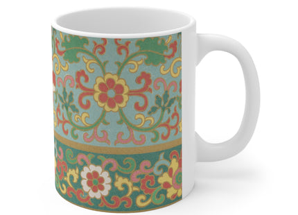 Examples of Chinese Ornament, Pl.09 by Owen Jones Ceramic Mug 11oz